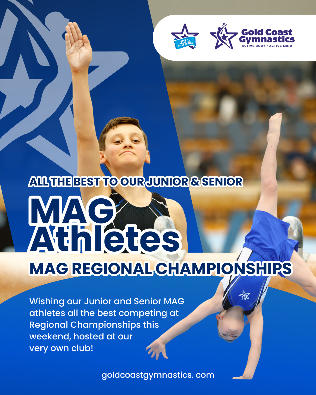 GCGC Hosts 2025 MAG Regional Championships – Good Luck to Our Athletes! GCGC Hosts 2025 MAG Regional Championships – Good Luck to Our Athletes!